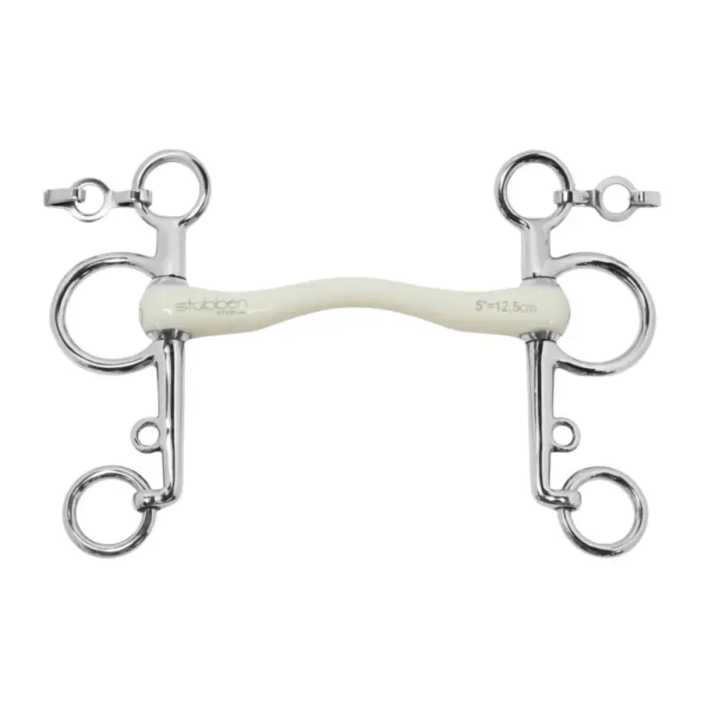 Stübben Steeltec Fine Line Flex Pelham - Kunststoffstange, 11.5cm | 16mm Top-Preis