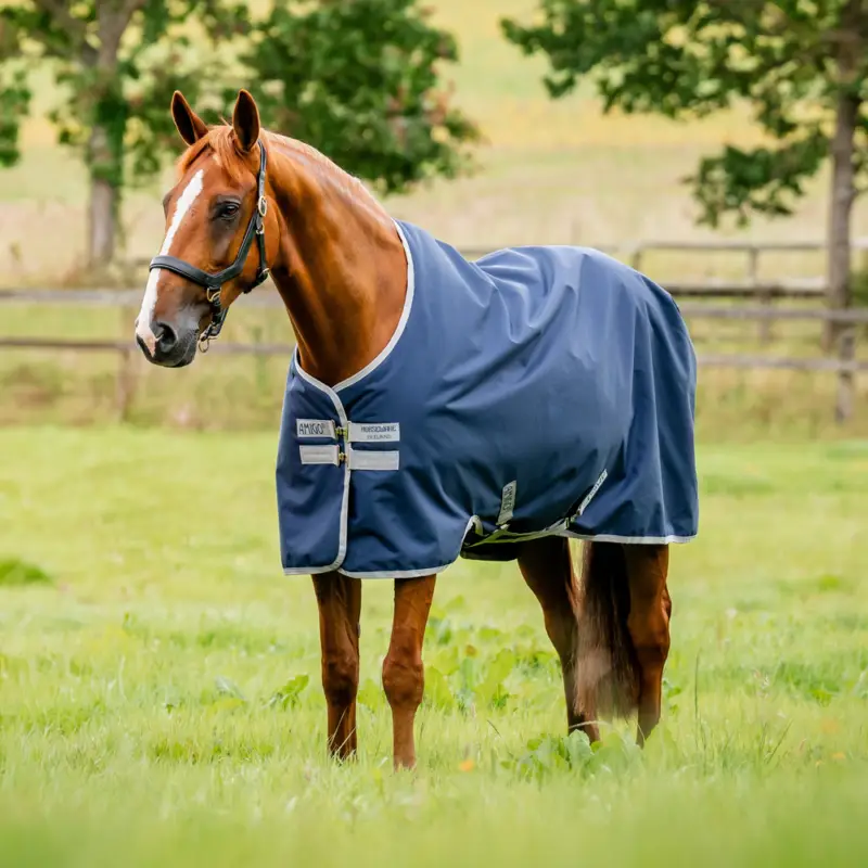 Beliebt Horseware Amigo Ripstop 900D Original 0g - Navy/Titanium Grey, 80