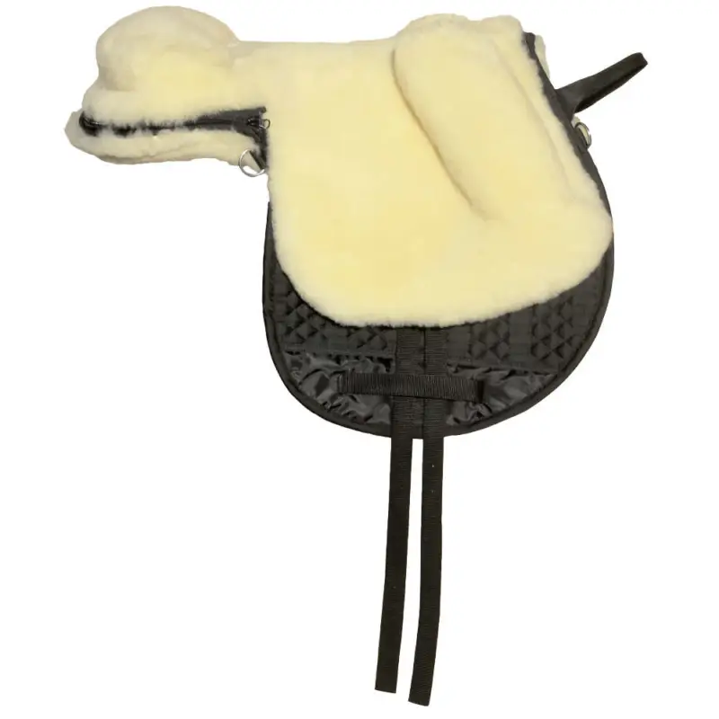 Euroriding Fellsattel Lammfell - schwarz, Full Top-Angebot