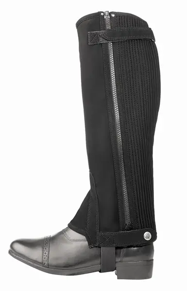 USG Siena Jodhpur-Synthetik-Mini-Chaps - schwarz, M Markenware
