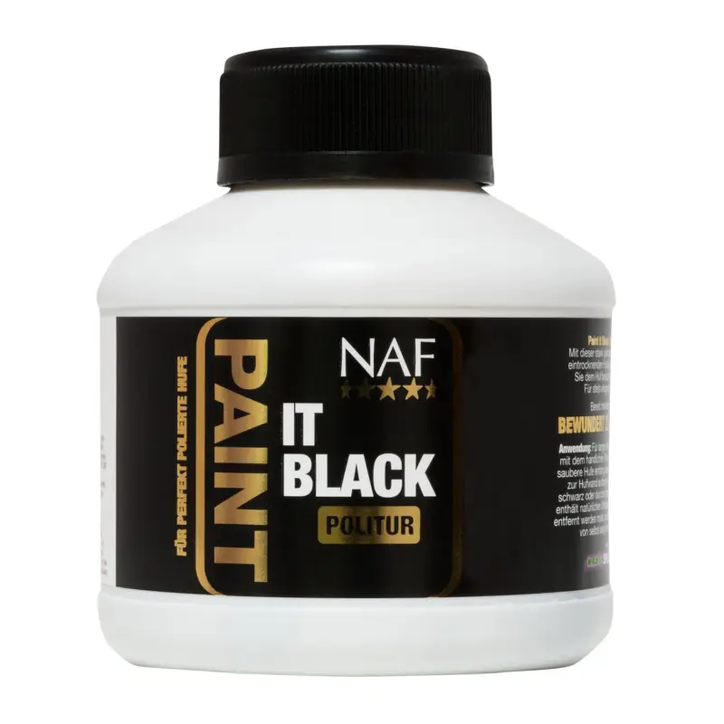 NAF Hufglanzpolitur Paint it Black - 250 ml Neu