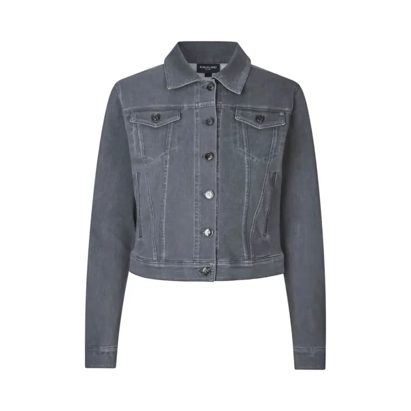 Kingsland KLKayce Denim Jacke Damen - denim gray, M Jetzt Kaufen