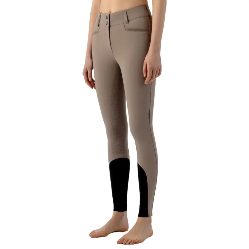 Equiline Crystalef Vollgrip Reithose mit hoher Taille für Damen- marsh, 34 Aktuell