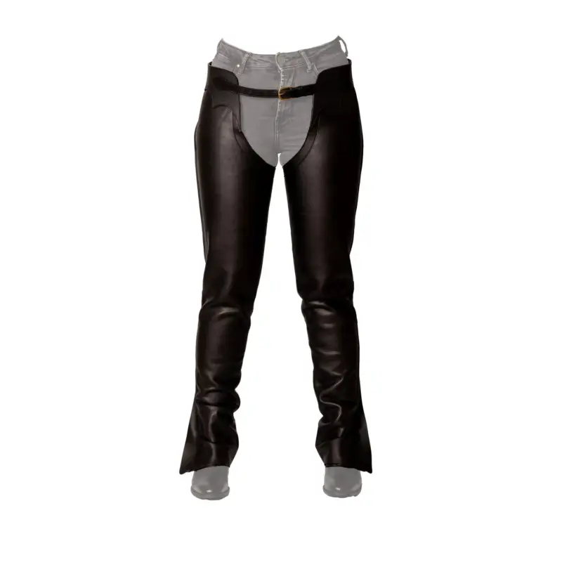 Dyon Leder-Chaps lang- schwarz, M Neu Im Sortiment