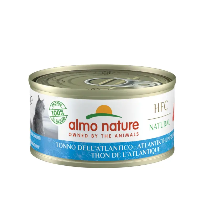 Neuheit Almo nature HFC Natural Nassfutter Katze Atlantik-Thunfisch 24x70 g