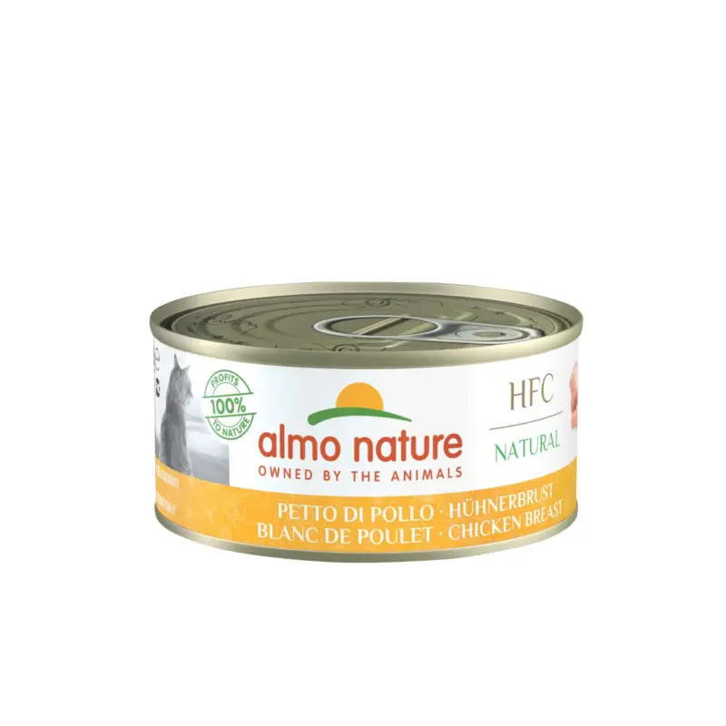 Gratis Versand Almo nature HFC Natural Nassfutter Katze Hühnerbrust 24x150 g