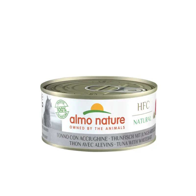 Top-Seller Almo nature HFC Natural Nassfutter Katze Thunfisch mit Jungsardellen 24x150 g