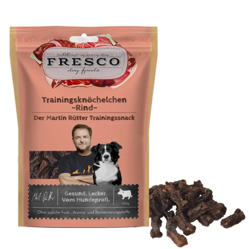 FRESCO Martin Rütter Trainingsknöchelchen Rind 2x150 g Neuheit