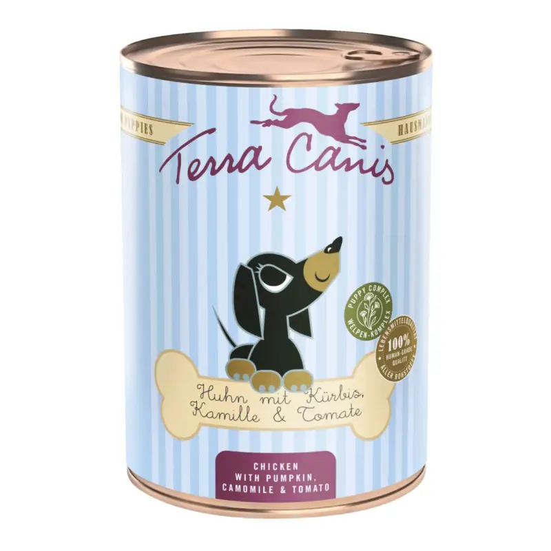 Sofort Bestellen Terra Canis Welpe 6x400g Huhn mit Kürbis, Kamille und Tomate