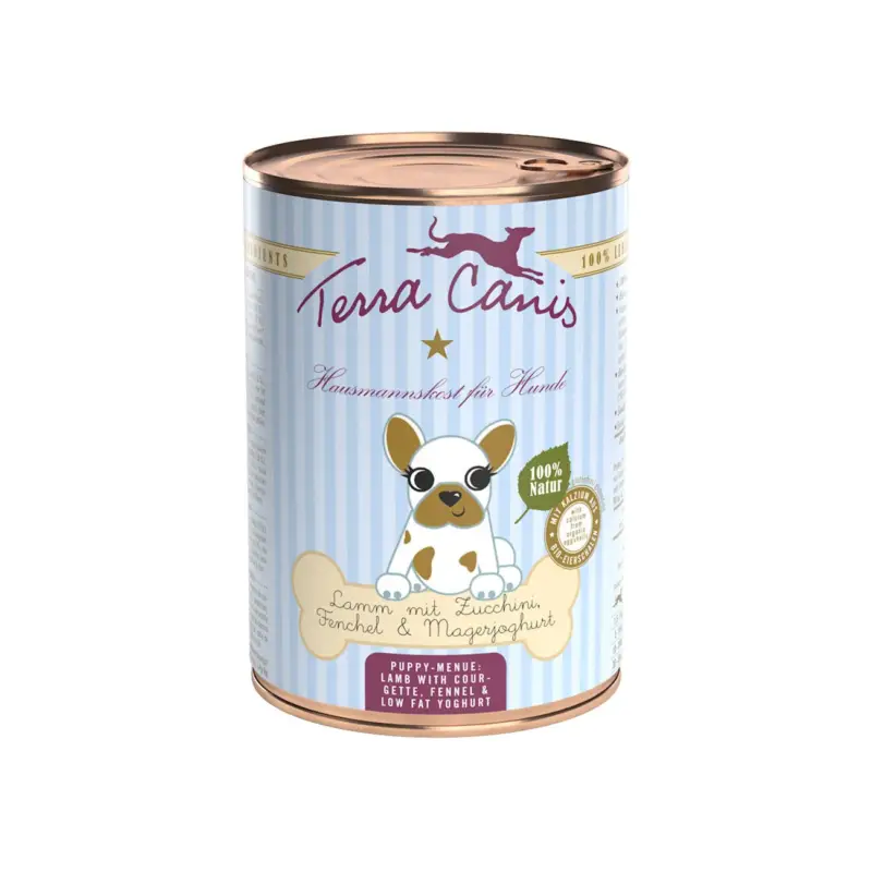 Kracherpreis Terra Canis Welpe 6x400g Lamm mit Zucchini, Fenchel und Magerjoghurt