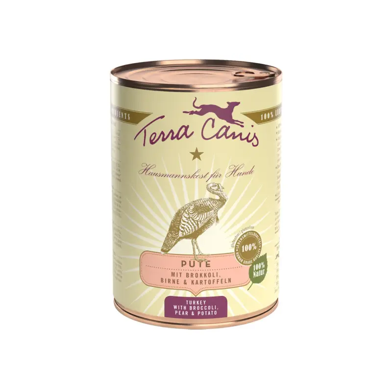 Schneller Versand Terra Canis Classic Adult Pute mit Brokkoli, Birne und Kartoffel 6x400 g