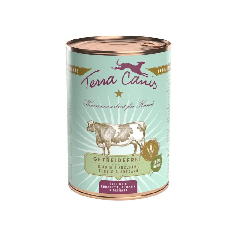 Direkt Vom Hersteller Terra Canis Getreidefrei Adult Rind mit Zucchini, Kürbis und Oregano 6x400 g