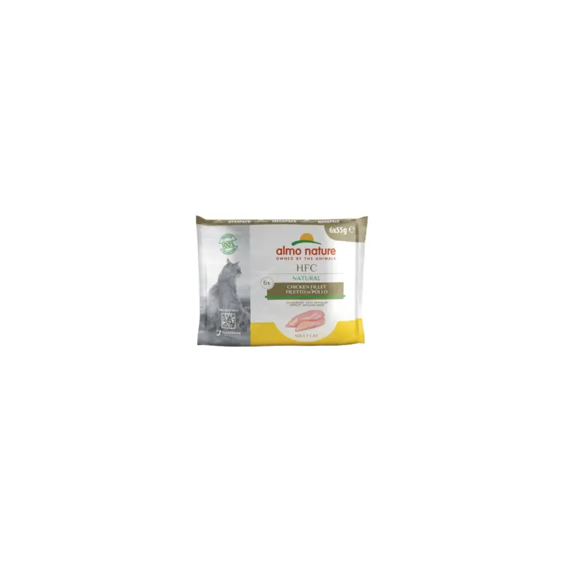 Almo nature HFC Natural Nassfutter Katze Hähnchenfilet 6x55 g Bestpreis