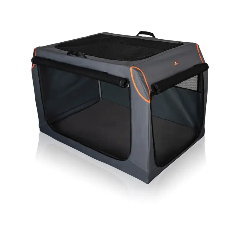 Knuffelwuff faltbare Hundebox Auto Transportbox Alverstone mit Aluminiumgestell für den Kofferraum XXL Neue Ware