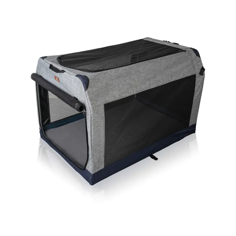 Solange Der Vorrat Reicht Knuffelwuff faltbare Hundebox Transportbox Denali mit Aluminiumgestell XXL