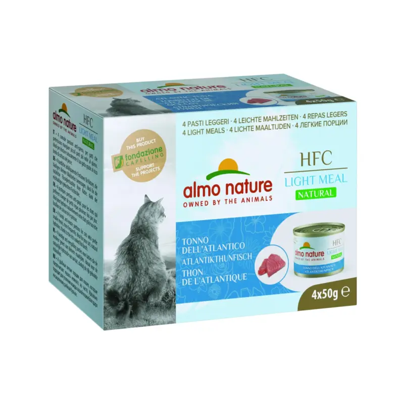 Almo nature HFC Natural Light Meal 4x50 g Atlantik-Thunfisch Angebot