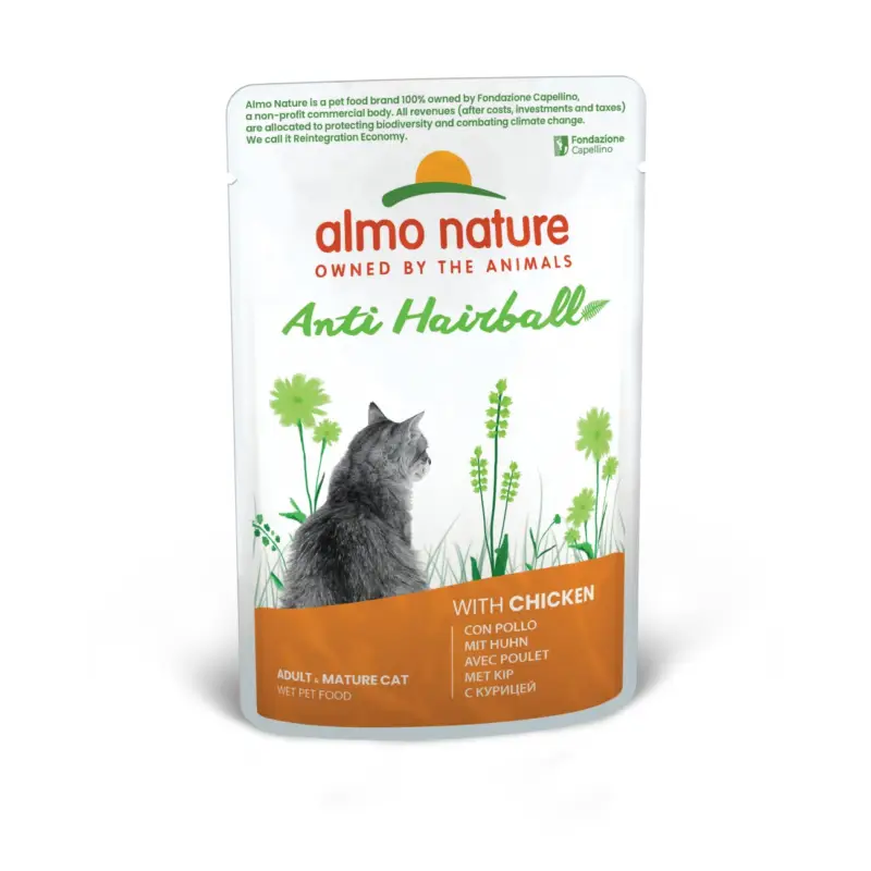 Almo nature Anti Hairball Huhn 30x70 g Kostenloser Rückversand