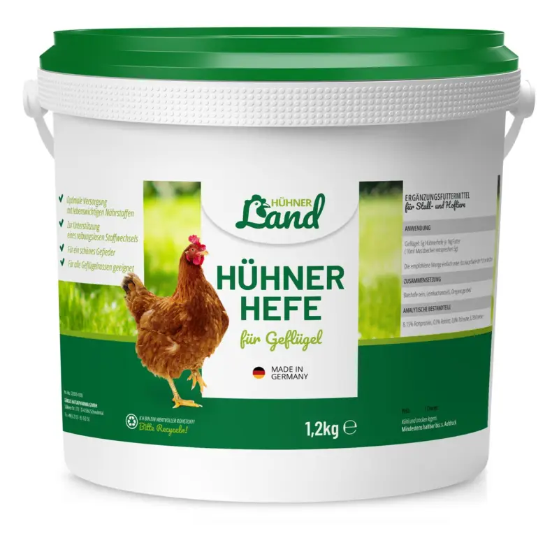 HÜHNER Land Hühnerhefe 1,2kg Nur Heute