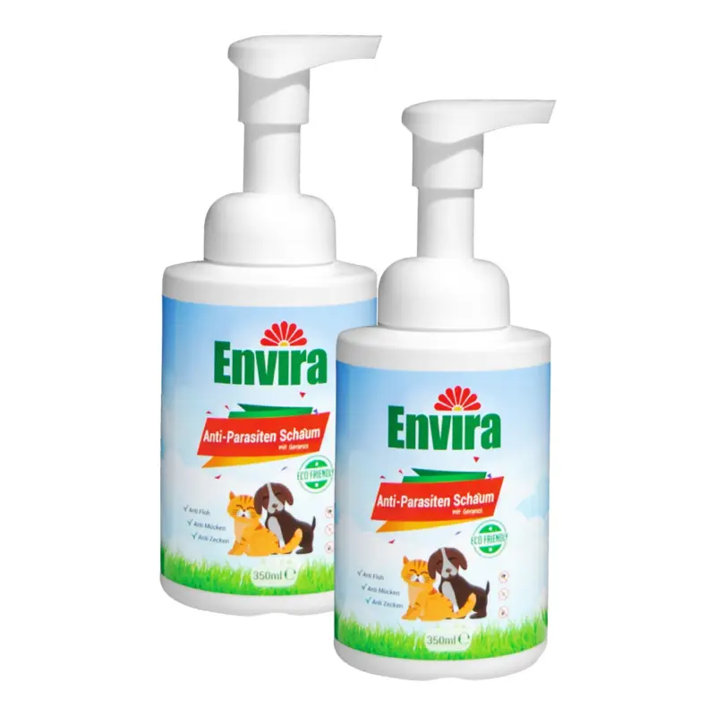 Envira VET Anti-Parasiten Schaum für Hunde & Katzen 700 ml Neu