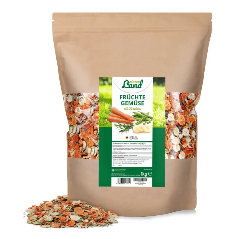 Sonderaktion HÜHNER Land Früchte Gemüse mit Kräutern 1kg