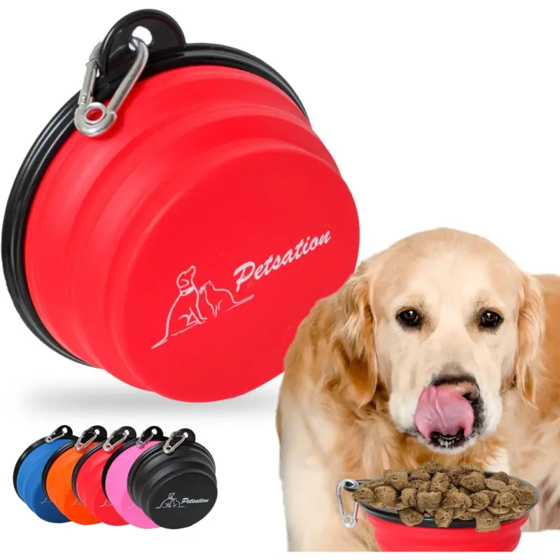 Top-Preis Petsation Faltbarer Reisenapf Rot 1.500 cm³