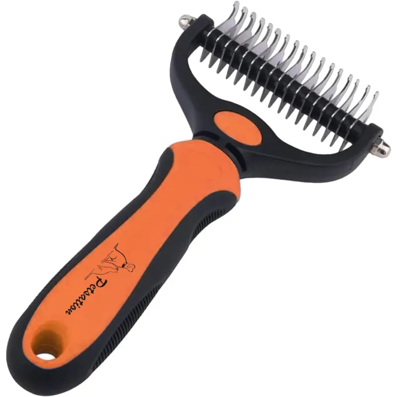 Petsation Unterwollbürste Hundebürste orange Rabatt