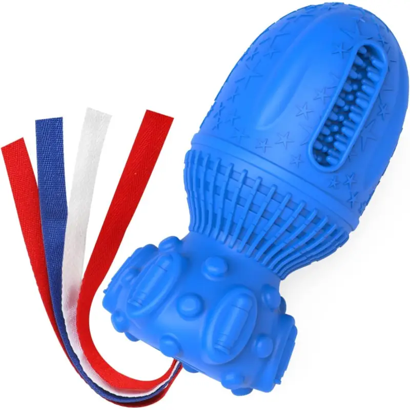 Saisonangebot Petsation Kauspielzeug Rocket blau
