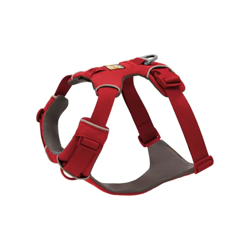 Solange Der Vorrat Reicht Ruffwear Front Range™ Geschirr rot XS