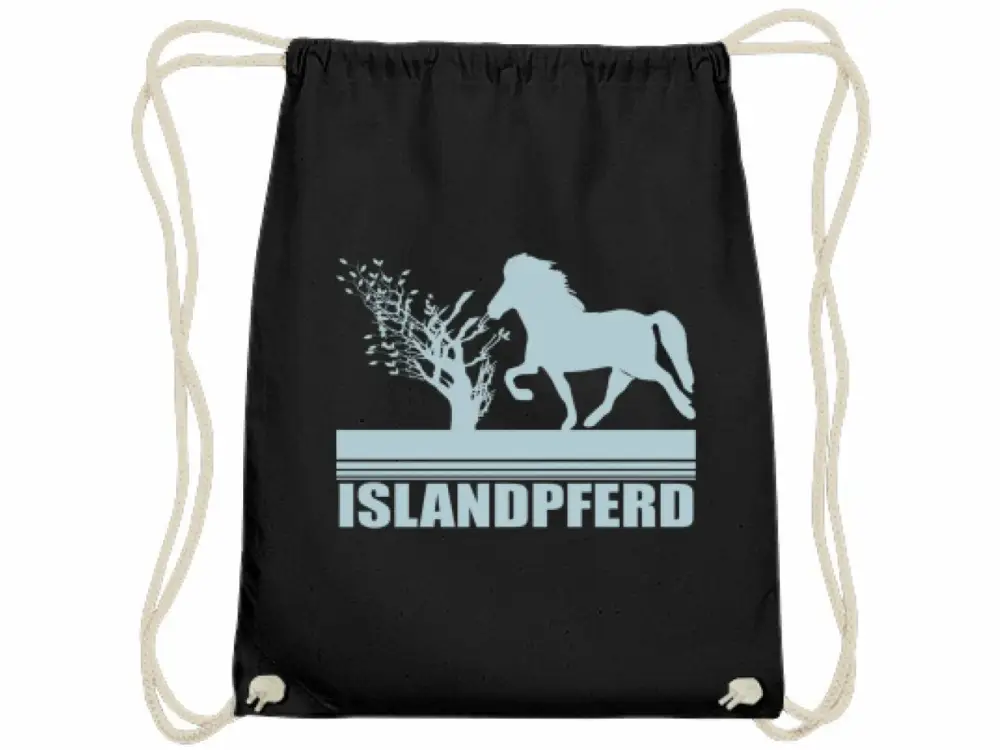 Sichere Zahlung Icelandic Horse Islandpferde Baumwoll Gymsac