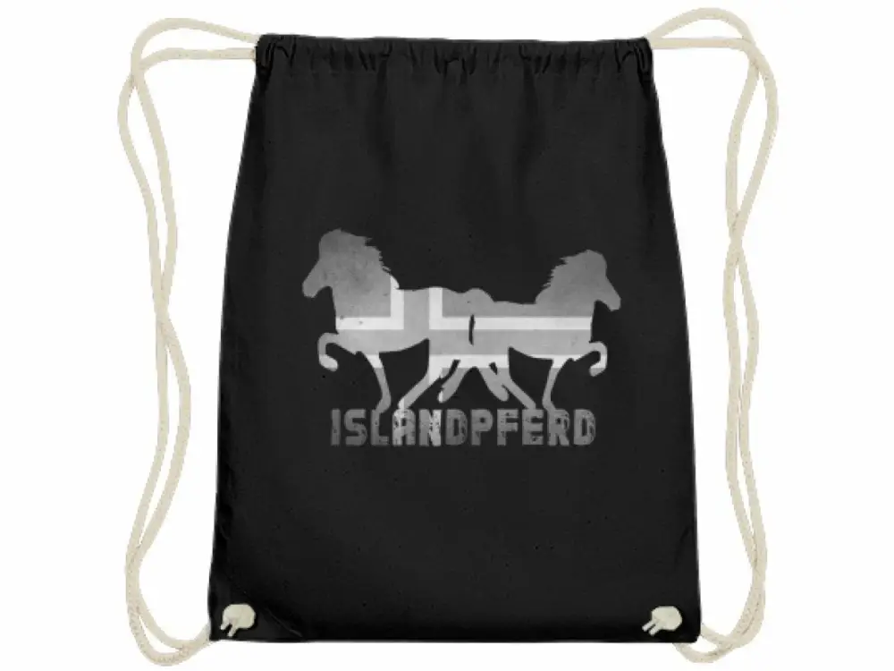 Rabatt Icelandic Horse Islandpferde Baumwoll Gymsac