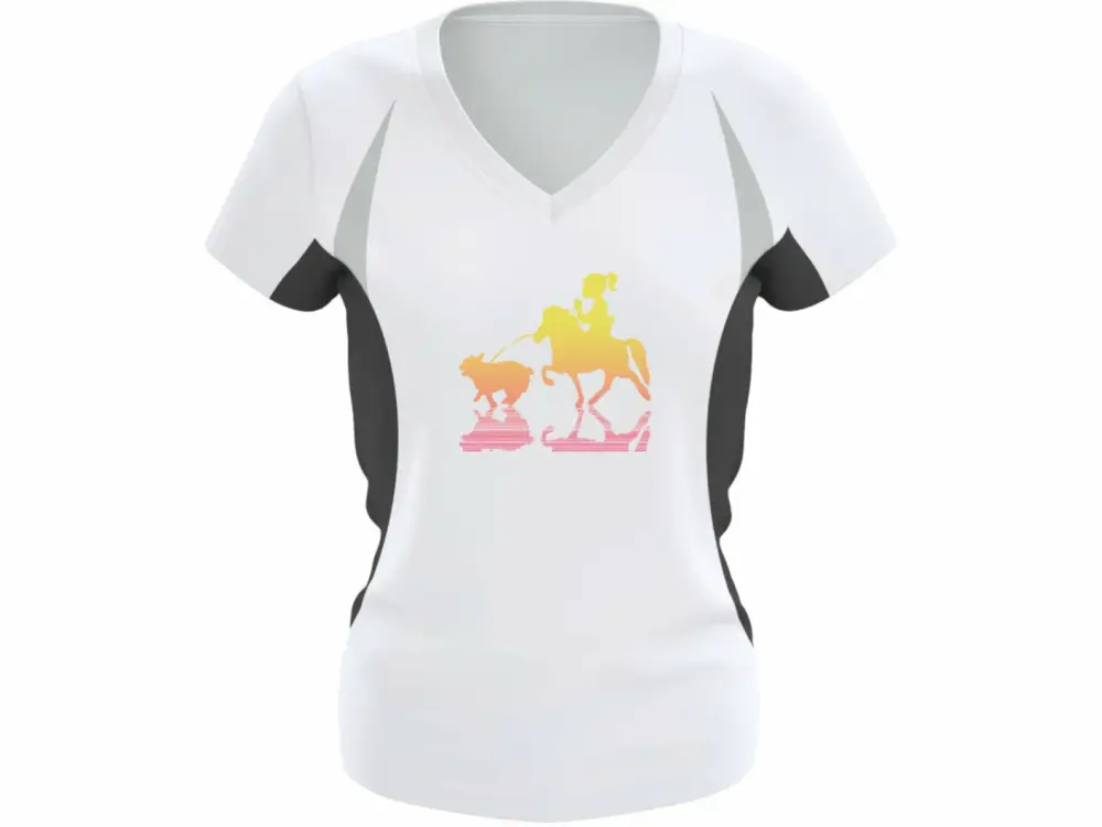 Icelandic Horse Islandpferde Damen Laufshirt tailliert geschnitten Abverkauf