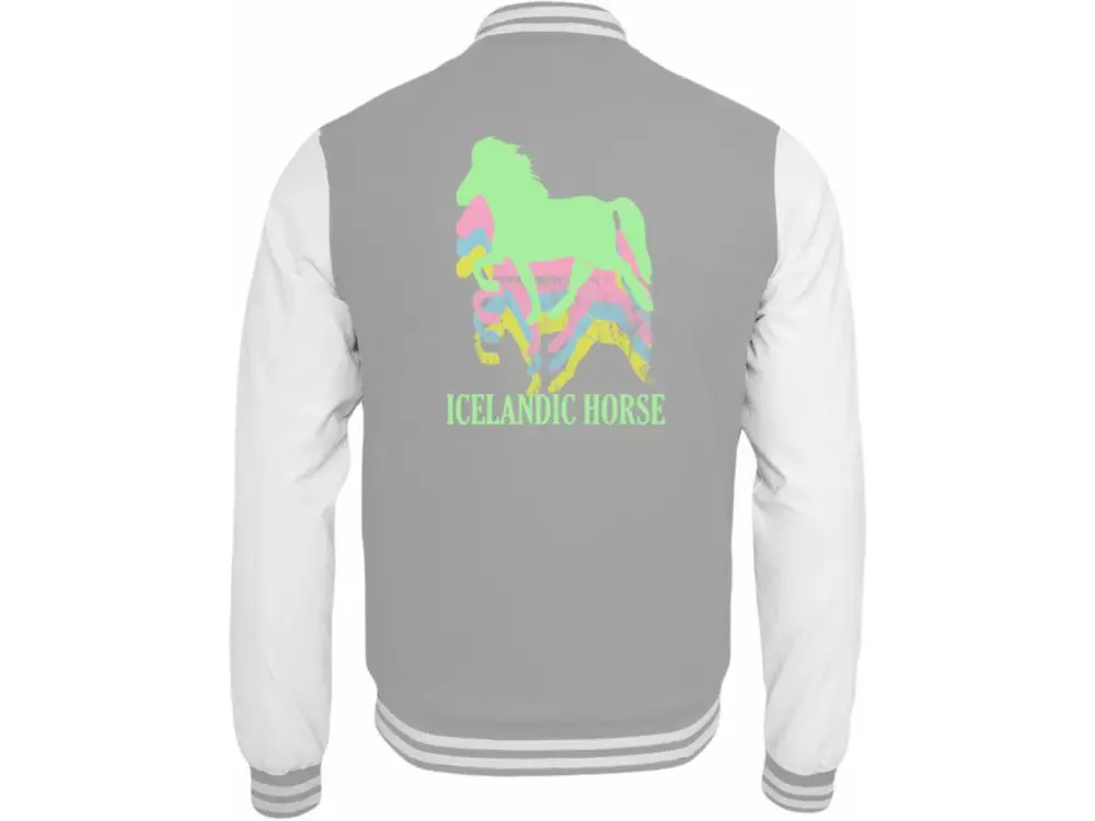 Bestpreis Icelandic Horse Islandpferde College Sweatjacke