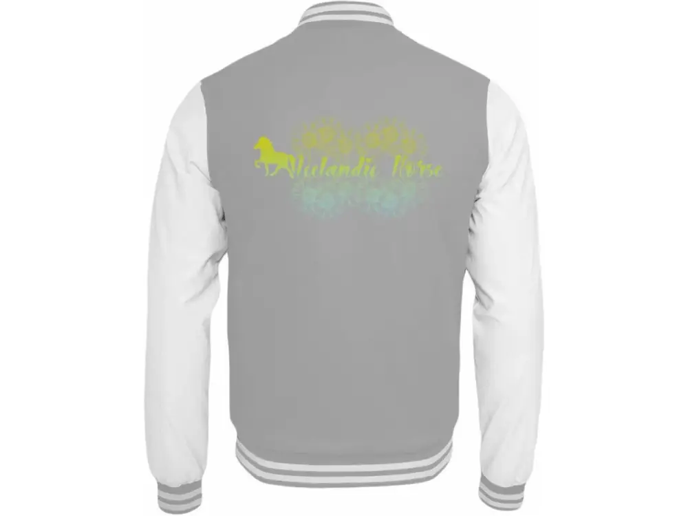 Günstig Icelandic Horse Islandpferde College Sweatjacke